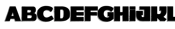 Black December font preview